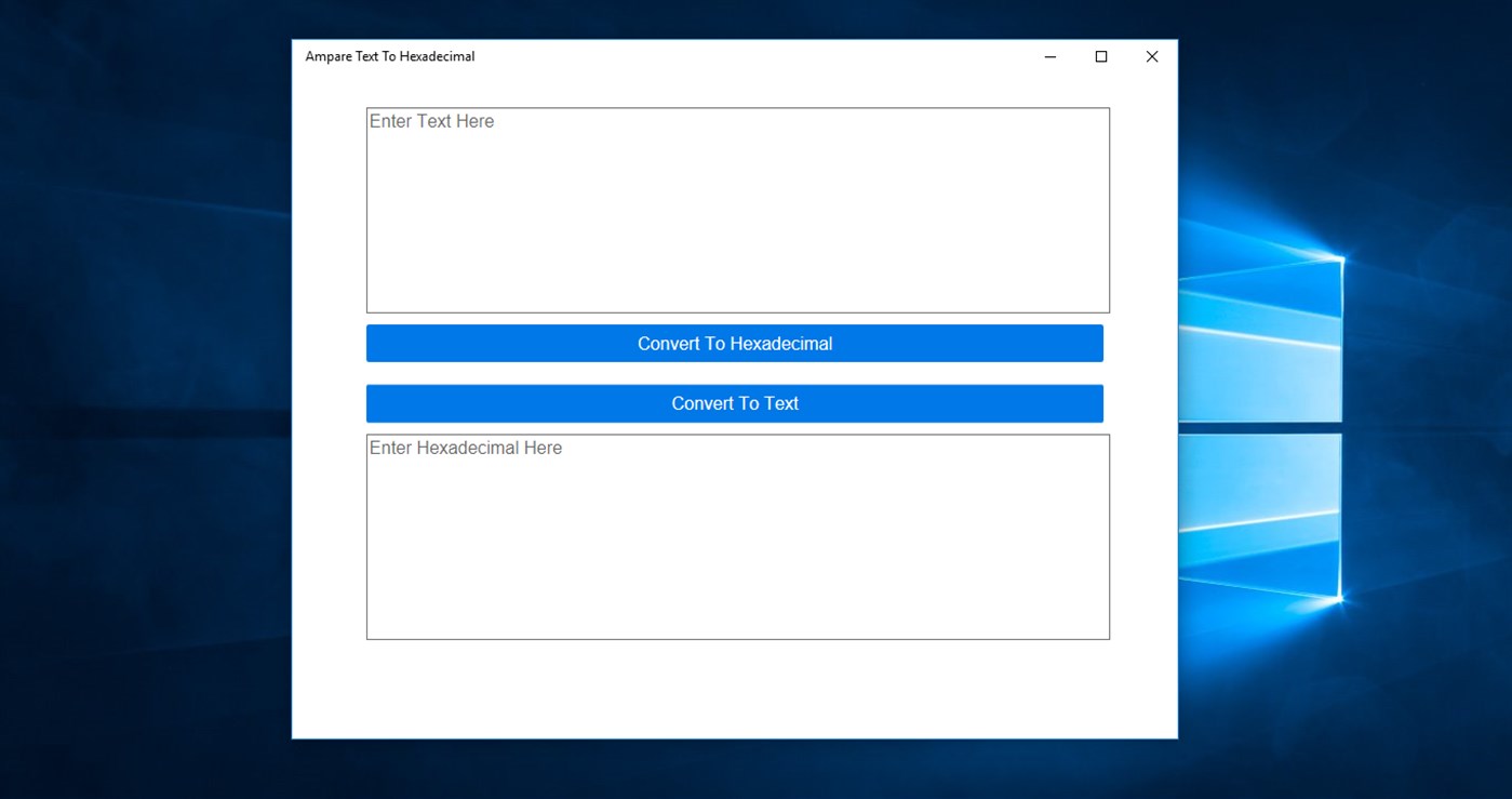 #1. Ampare Text To Hexadecimal (Windows) Podle: Juthawong Naisanguansee