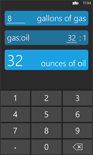 2 Stroke Calculator screenshot 1