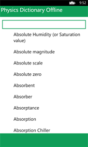 Physics Dictionary Offline screenshot 1