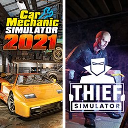 Aperçu Car Mechanic Simulator 2021 & Thief Simulator