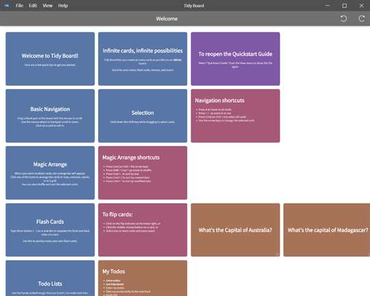 Tidy Board - Index cards, flash cards, project management, and todos screenshot 1