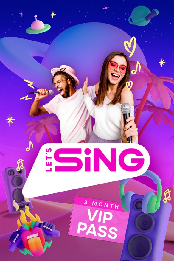 Let's Sing 2025 - 3 Months VIP Pass Xbox Series X|S and Xbox One cover art
