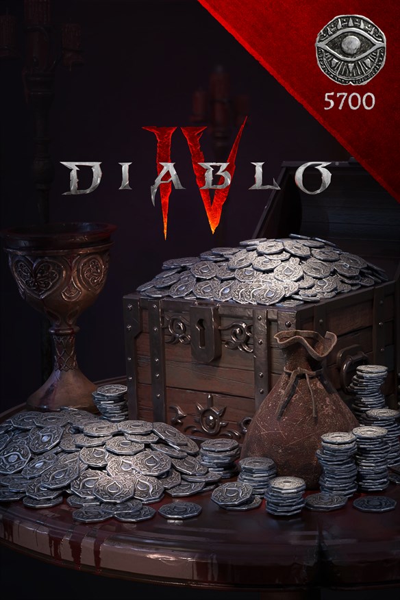 Diablo IV - 5700 Platinum: 5000 + 700 Platinum Bonus
