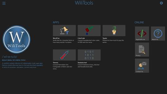 WiliTools screenshot 1