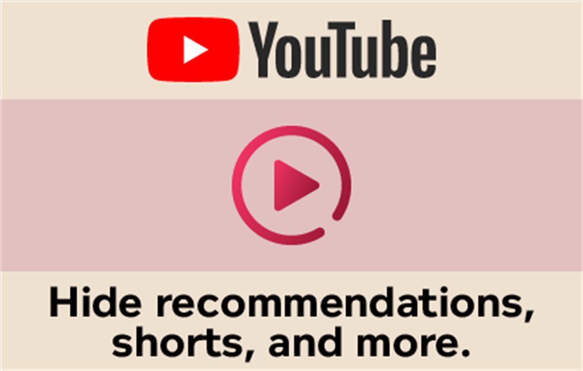 Unhook - Remove YouTube Recommended & Shorts