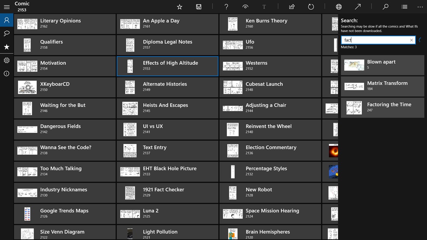 #4. XKCD Portal (Windows) 由: JTek Apps