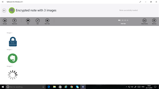 Saferoom for Windows 8.1 screenshot 2