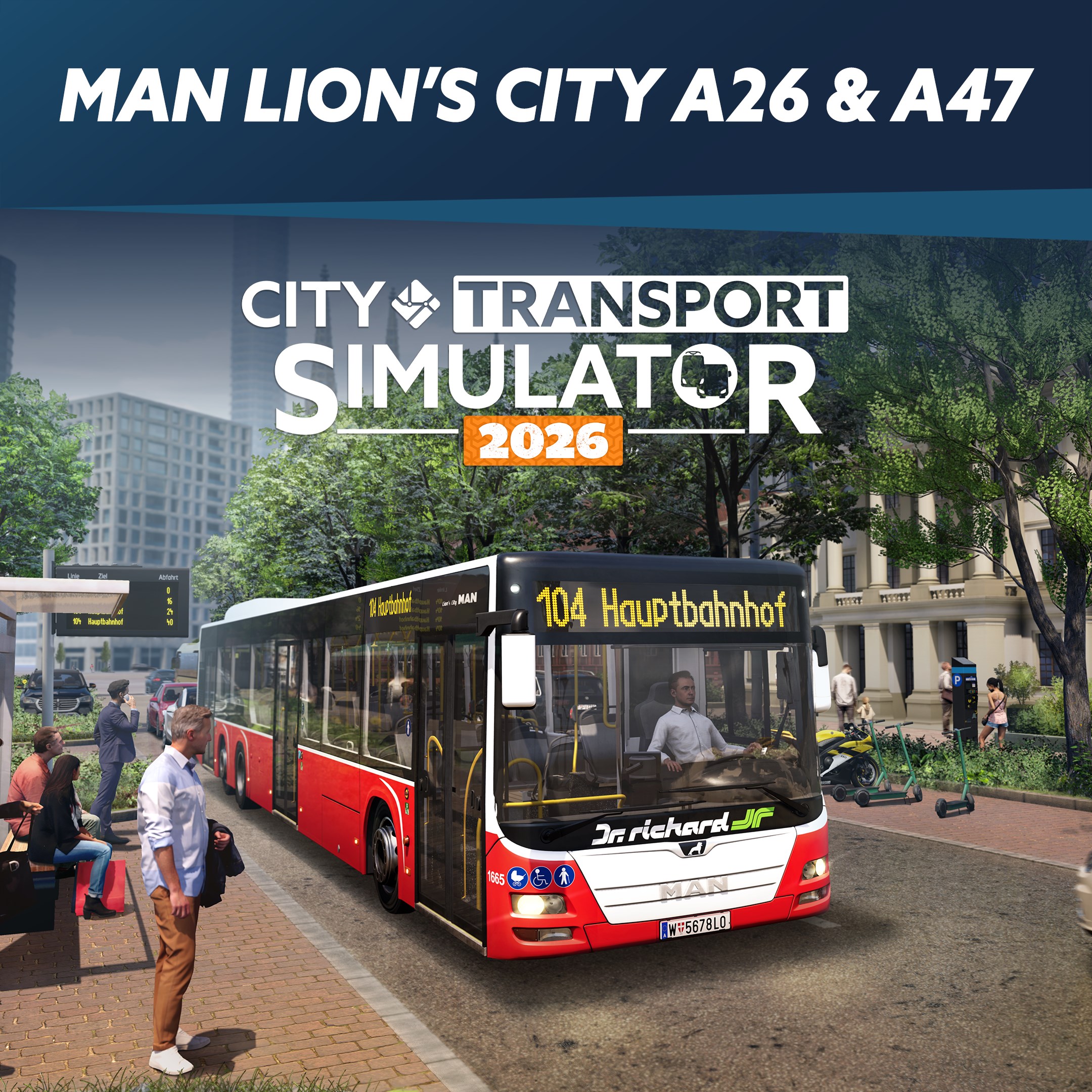 CTS 2026 - Bus DLC: MAN Lion's City A26 & A47 - City Transport Simulator Bus & Tram