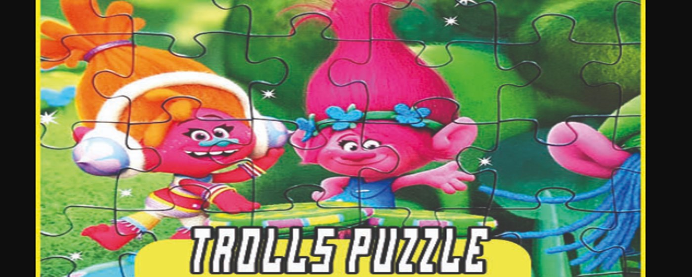 Trolls Puzzle Jigsaw Game marquee promo image