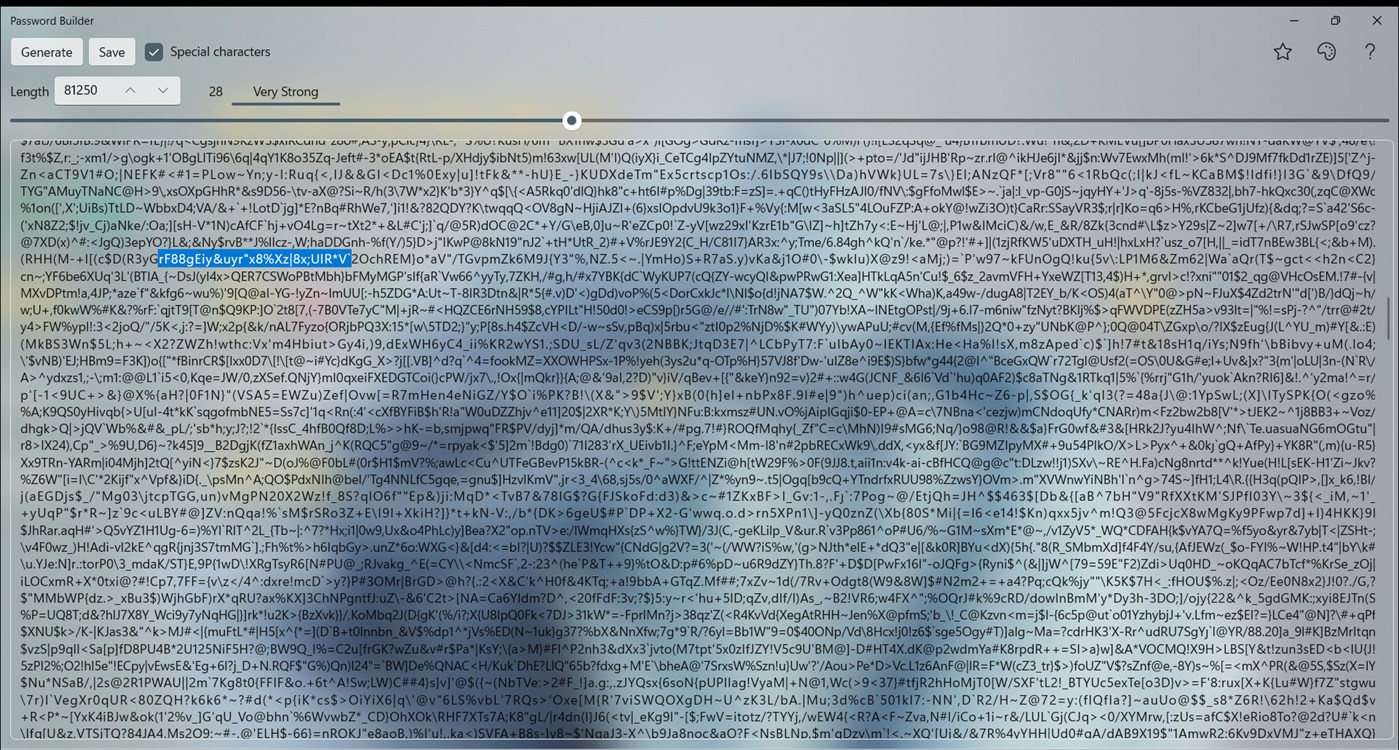 #5. Password Builder (Windows) Με: Alexander Komarov