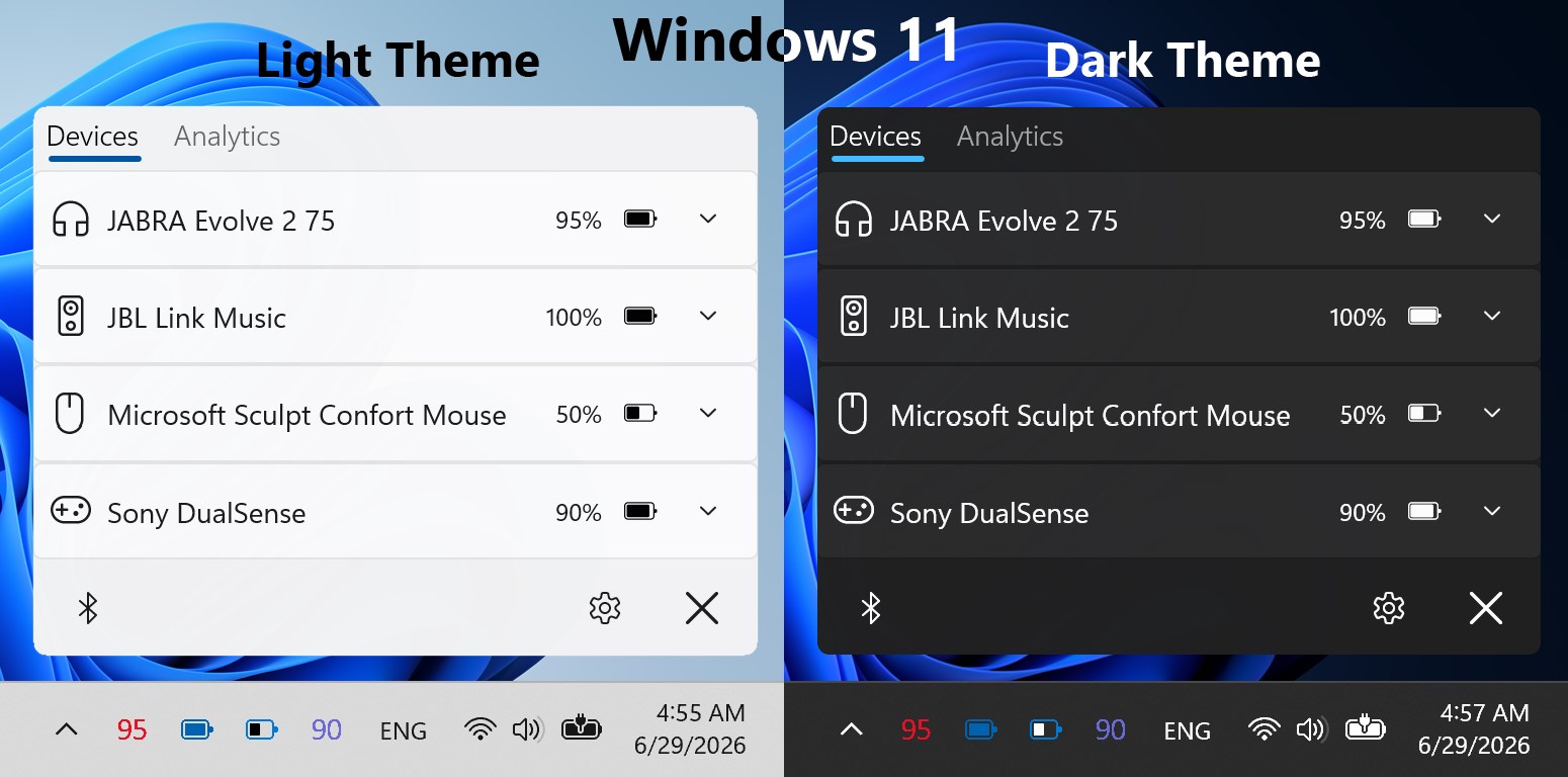 Bluetooth Battery Level Pro screenshot