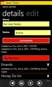 Jazz Notes screenshot 2