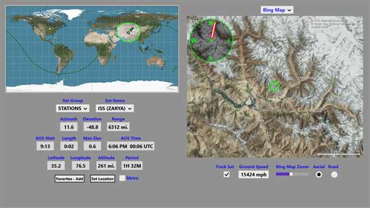 Satellite Explorer screenshot 1