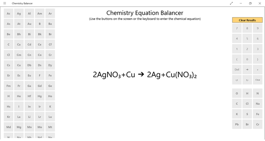 Chemistry Balancer screenshot 3