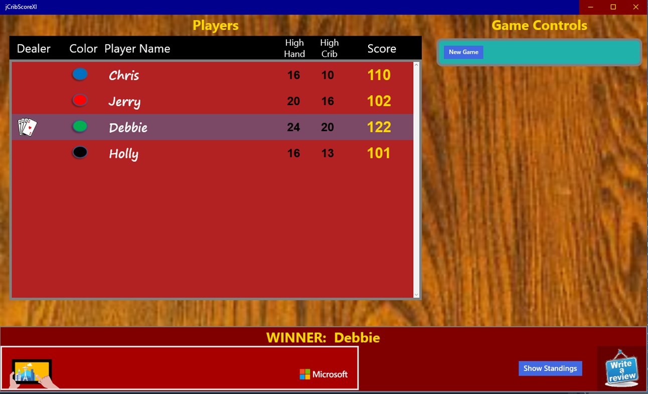 #3. jCribScoreXI (Windows) 由: jbhSolutionsLM