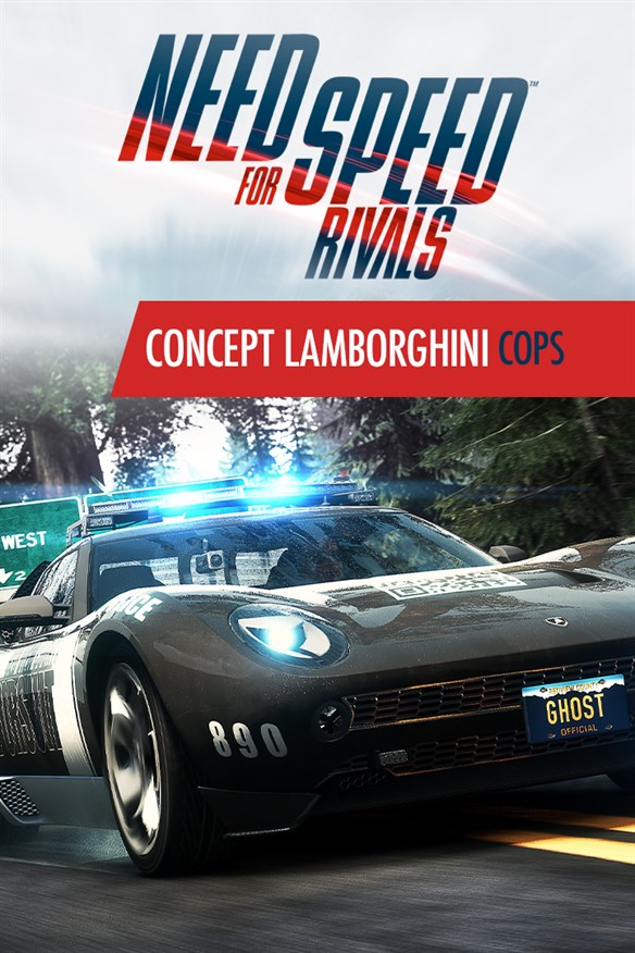 Need for Speed Rivals Concept Lamborghini Cops Xbox Series X|S and Xbox One cover art