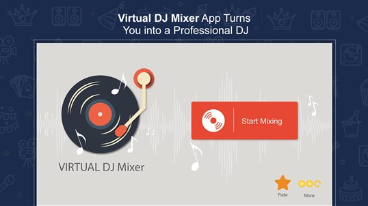 Virtual DJ Mixer : Mix and Record Music screenshot 1