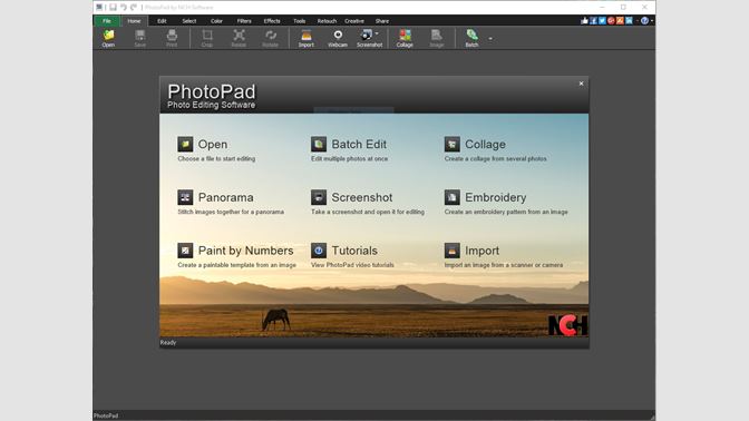 photopad image editor glitch effect