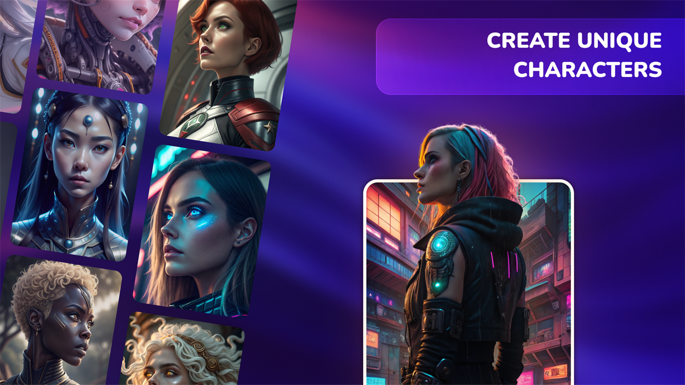 #2. AI Desktop Wallpaper Generator - Art Image by AI (Windows) Oleh: Infy Lab LLC