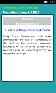 The Indian Stamp Act 1899 screenshot 5