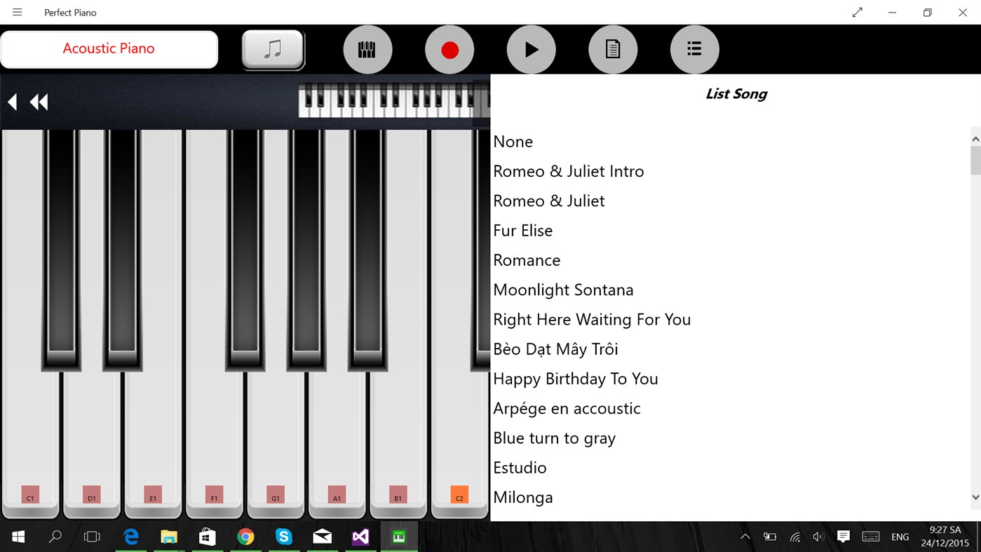 #1. Perfect Piano Plus (Windows) 来自: JetSoft Studio