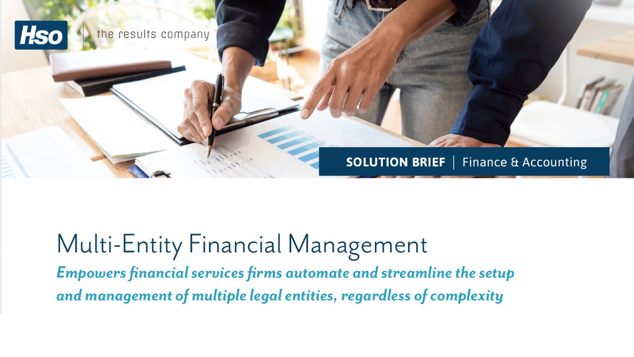 Snapshot 1 of Multi-Entity Financial Management