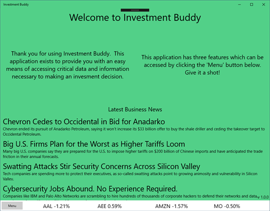 Investment Buddy screenshot 1