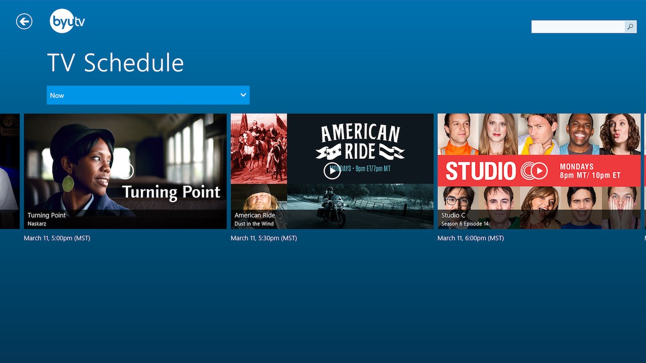 BYUtv for Windows 10