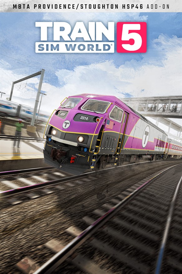 Train Sim World 5: MBTA Providence/Stoughton Line HSP46 Pack Xbox Series X|S and Xbox One cover art