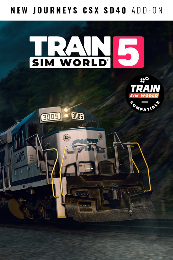 Train Sim World 5: New Journeys - CSX SD40 Xbox Series X|S and Xbox One cover art