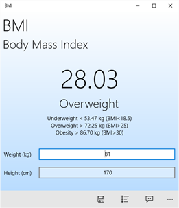Body Mass Index - BMI screenshot 1