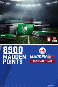 8900 Madden NFL 18 Ultimate Team Puanı