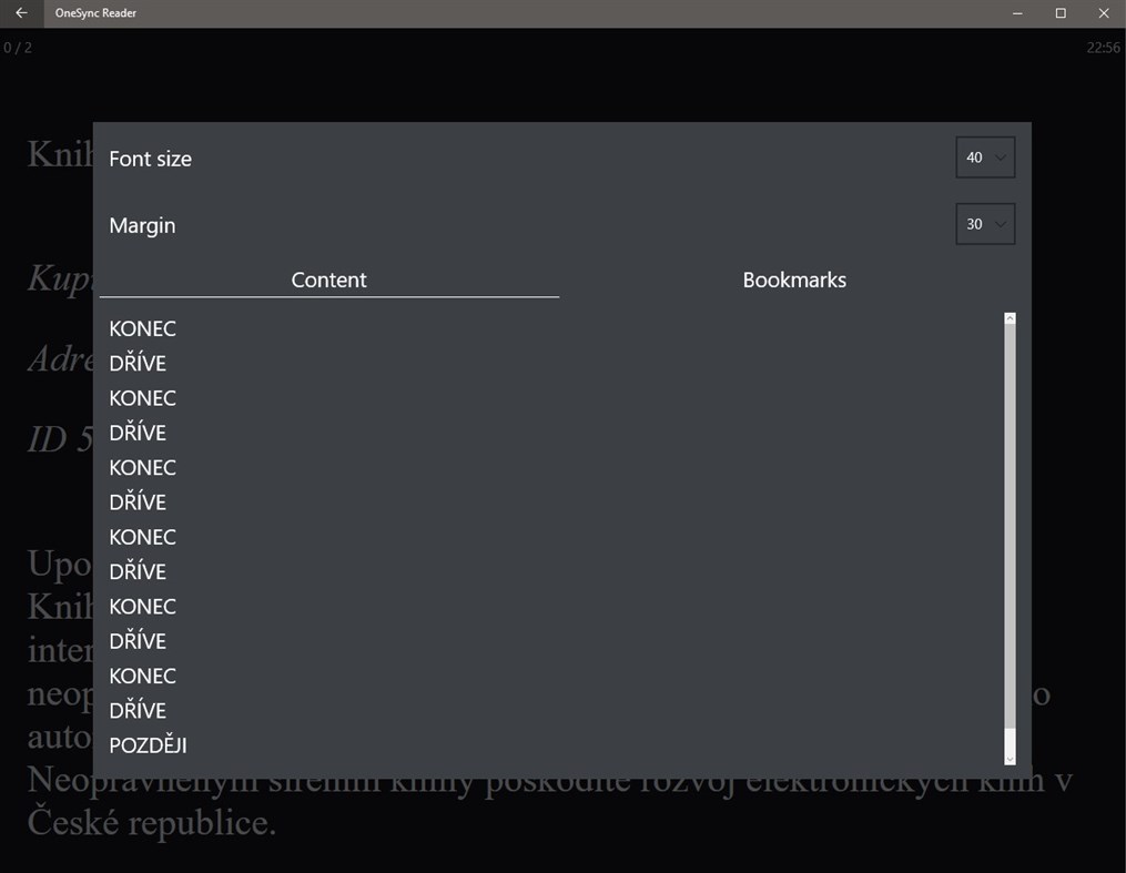 #2. OneSync Reader (Windows) 由: Jan Bareš