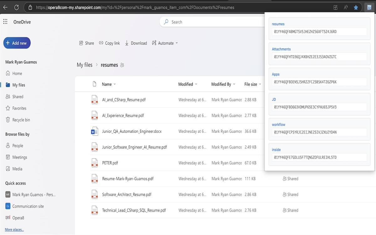 OneDrive ID Extractor