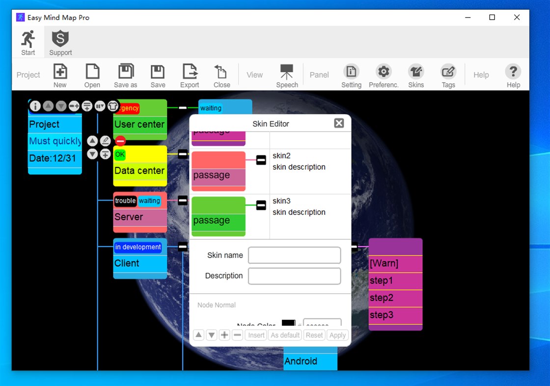 #6. Easy Mind Map Pro (Windows) Göre: ATGOX