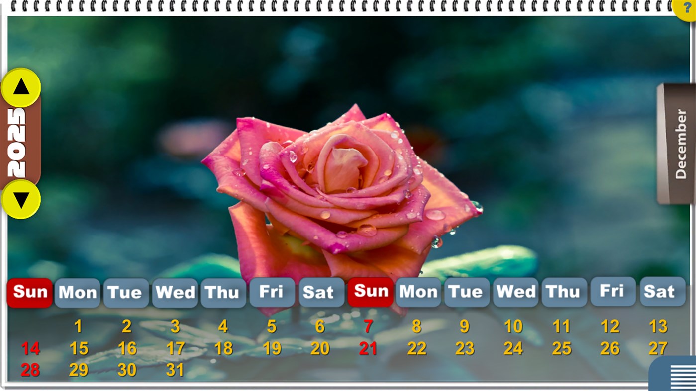 #1. Ultimate Flower Calendar [HD+] (Windows) Door: U'Technologies