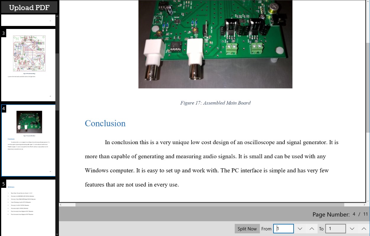 PDF Separator for Windows 10