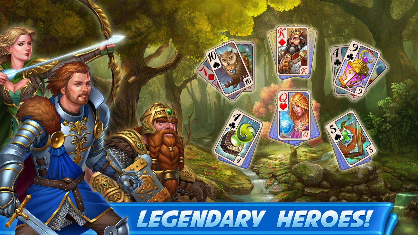 #3. Emerland Solitaire 2 Card Game (Windows) Podle: Rainbow Games