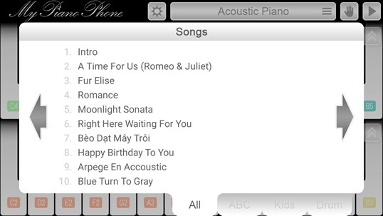 My Piano Phone screenshot