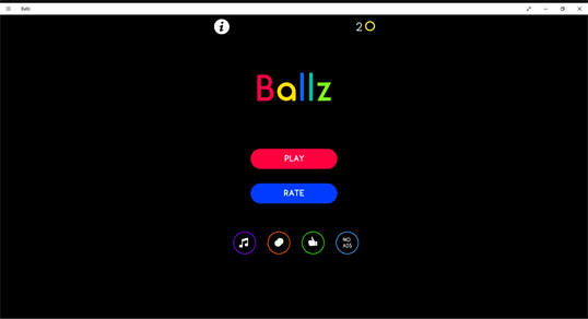 Ballz UWP screenshot 1