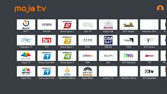 BH Telecom MojaTV Web screenshot 2