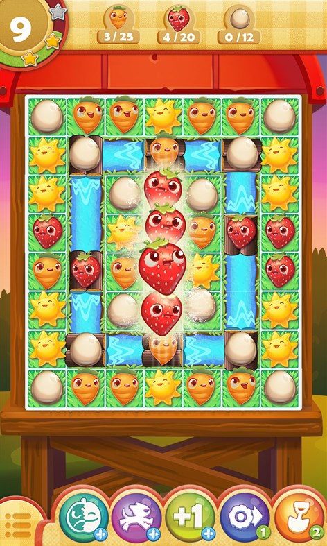 #4. Farm Heroes Saga (Windows) Oleh: king.com