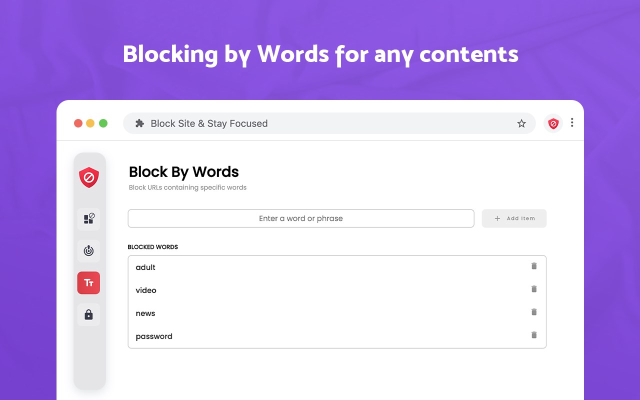 Block Site: Site Blocker & Focus Mode