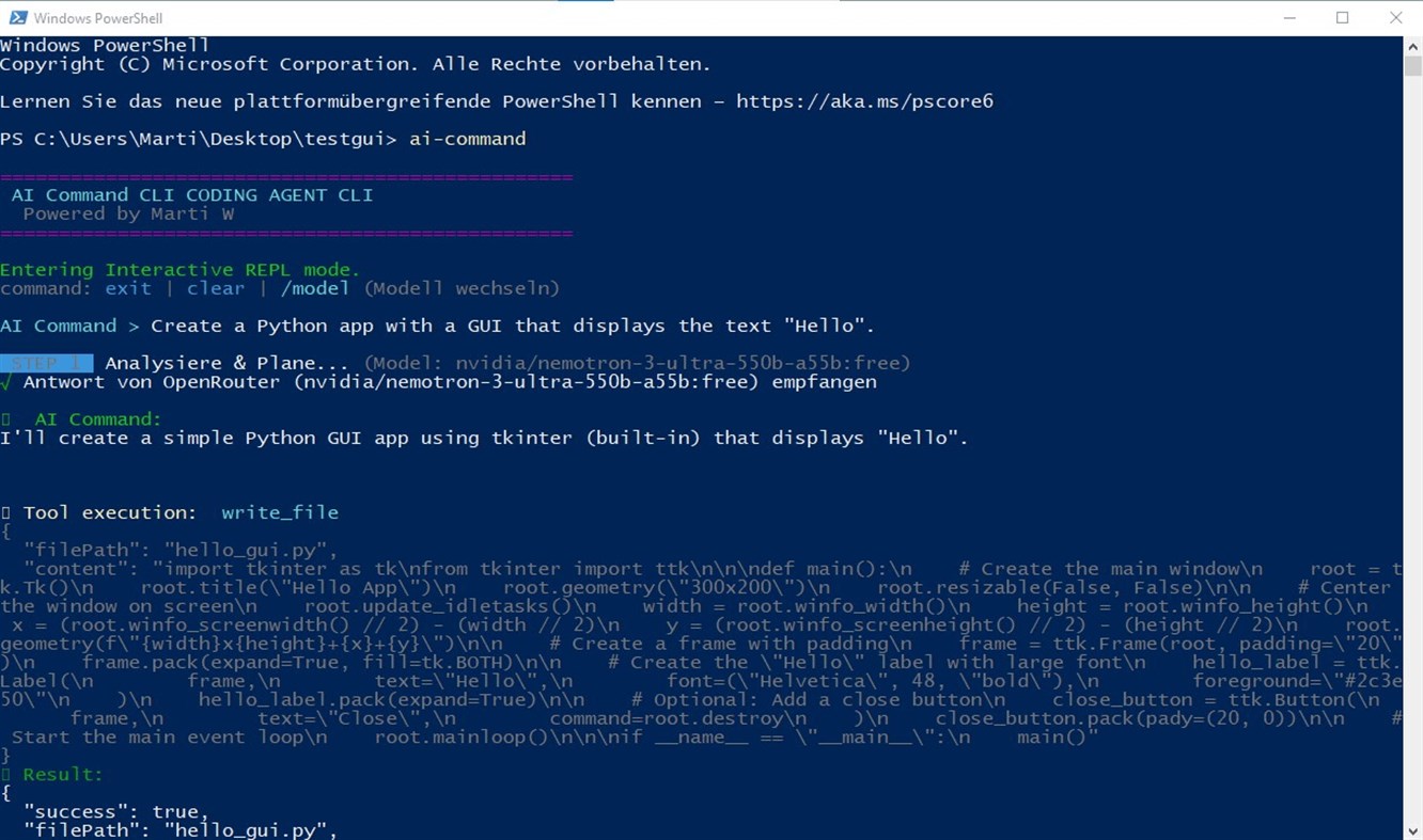 #5. AI Command (Windows) بواسطة: Marti W
