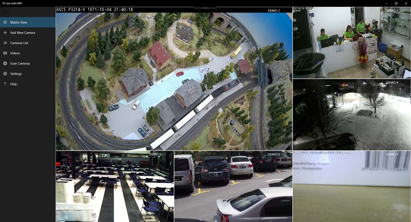 #3. Ip Cam Soft UWP (Windows) Ved: IP Cam Soft