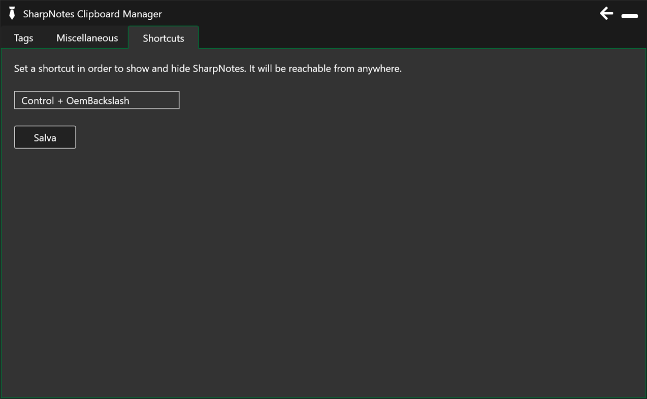 #5. SharpNotes Clipboard Manager (Windows) Podle: Luigi Borile