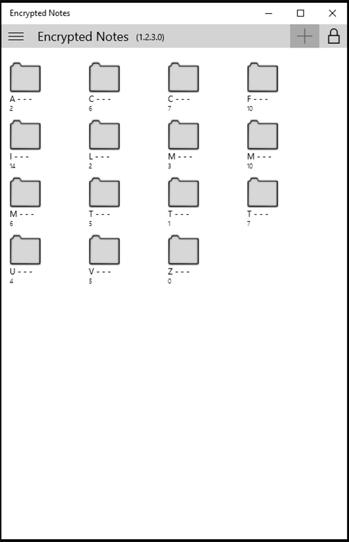 #1. Encrypted Notes UW (Windows) 由: CTsoft