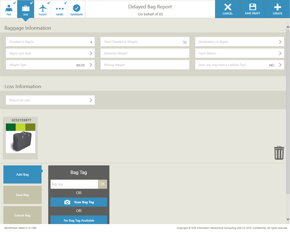 #6. SITA WorldTracer Tablet (Windows) Ved: Cinq Technologies