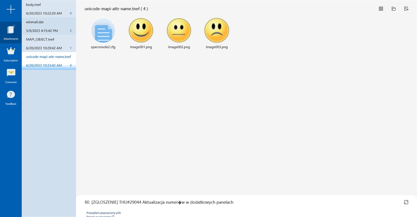#2. Winmail.dat Reader and Saver (Windows) 由: WHNC