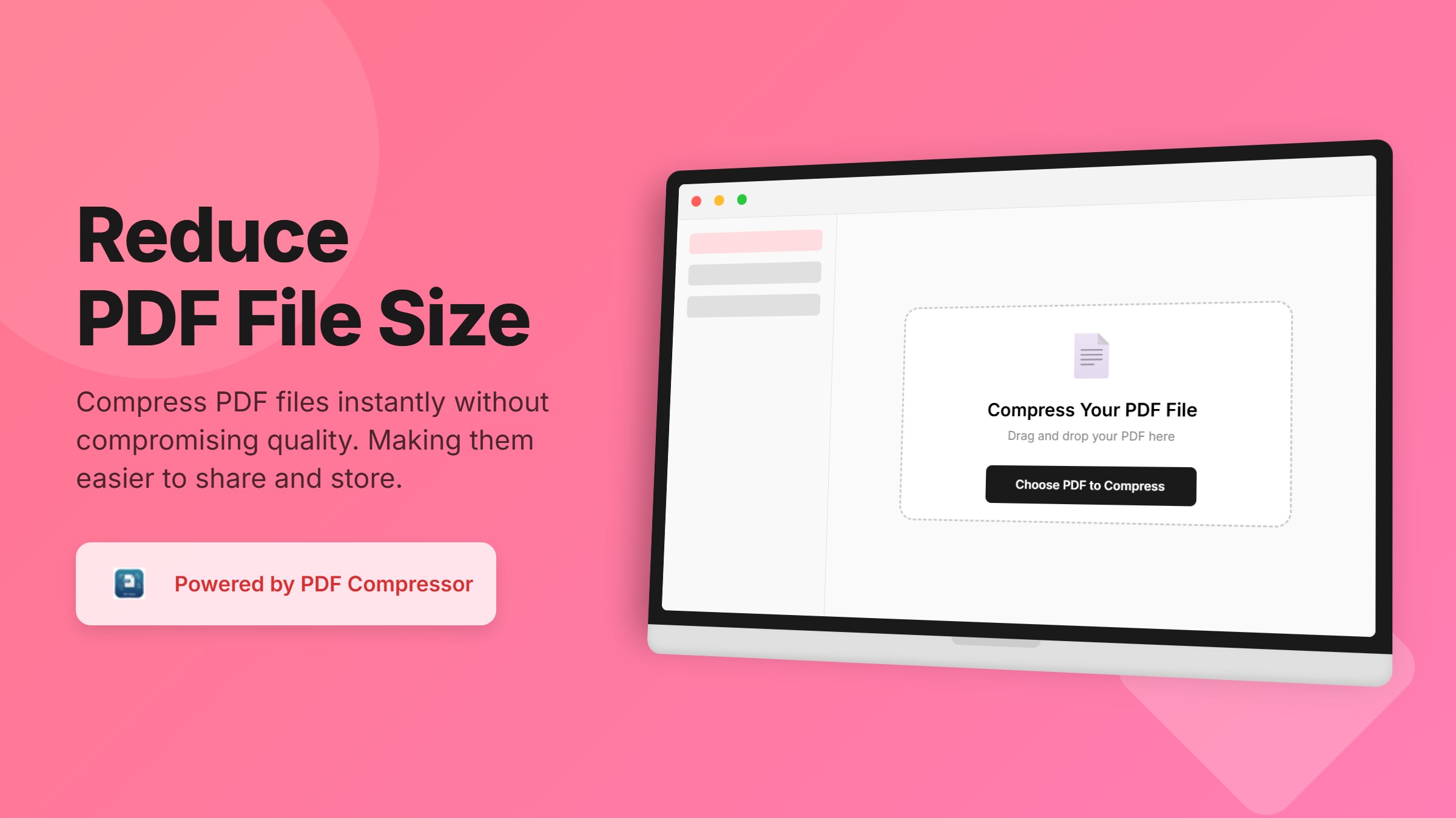 PDF Compressor - reduce file size screenshot